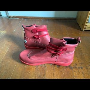 Red boots